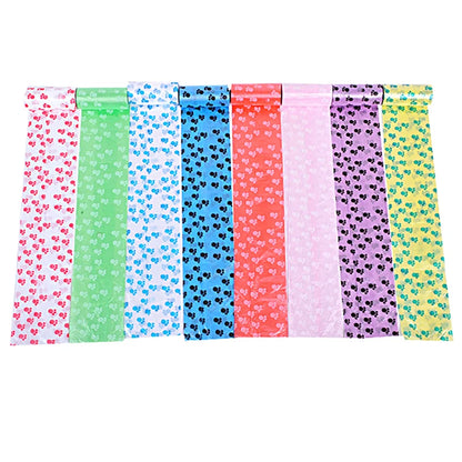 Hot Sale 1/10Roll Degradable Pet Dog Waste Poop Bag with Printing Doggy Bag for Cat Dog Color Random Delivery.