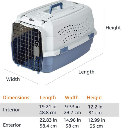 Two-Door Top-Load Hard-Sided Pet Travel Carrier, 58.4 Cm