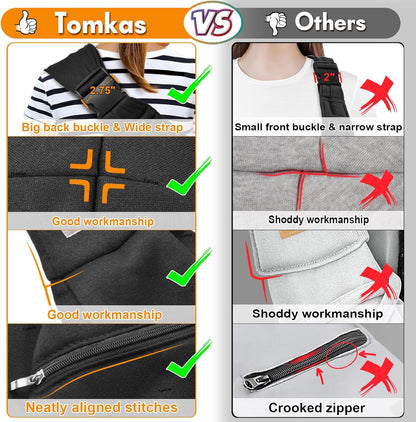 Small Dog Sling Carrier - Zipper Pocket & Adjustable Strap - for 3-10 Lbs Pets(Black)