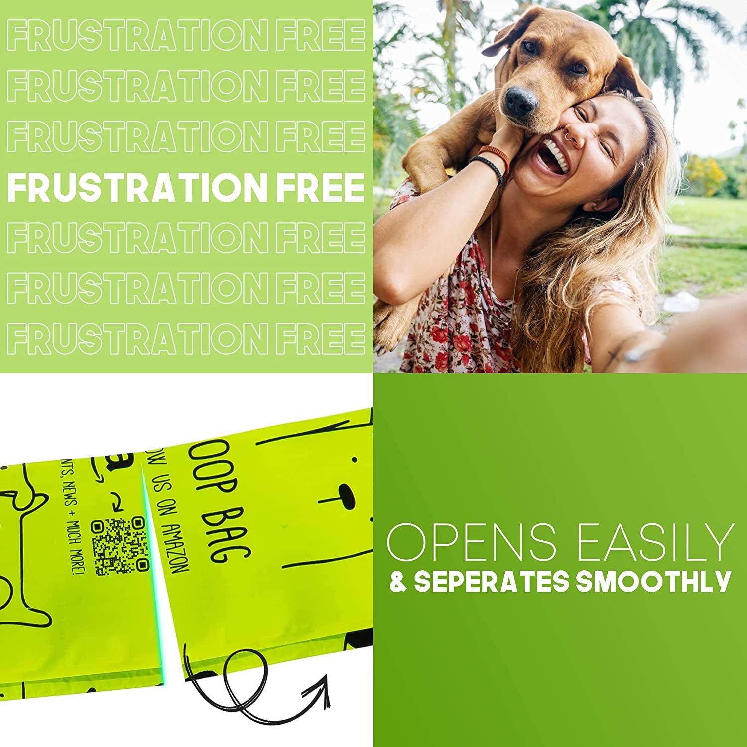 Certified Home Compostable Dog Poop Bags - 240 Pack (16 Rolls) - TUV OK HOME COMPOST Certified - Thick + Leakproof - 10% to Charity - Biodegradable Poop Bags for Dogs and Pet Waste - Doggie Supplies.