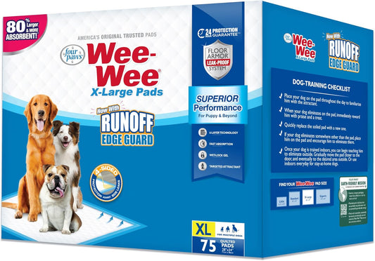 100524768 75-Count Wee-Wee Dog Training Pads, X-Large.