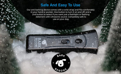 2023 Ultrasonic Dog Bark Deterrent & Behavior Corrector - Stop Barking, Jumping, Aggression without Yelling - Just Point & Press! Backed by Kevin Harrington from Shark Tank