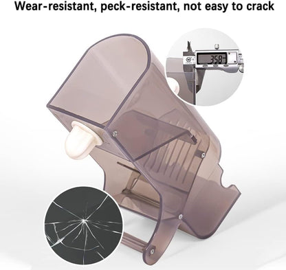 Automatic Bird Feeder No-Mess Bird Feeder Parrot Feeder Cage Accessories for Budgerigar Canary Lovebord Finch Parakeet