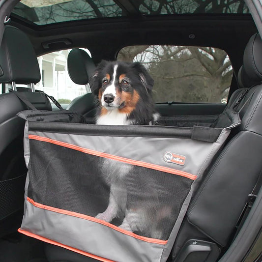 Pet Products Buckle N Go Dog Car Seat for Large Dogs, Waterproof Fabric, Breathable Mesh Sides, Adjustable Seat Belt Leash, Carseat for Medium to Large Pets, Car Seat Cover - 21 X 19 X 19In